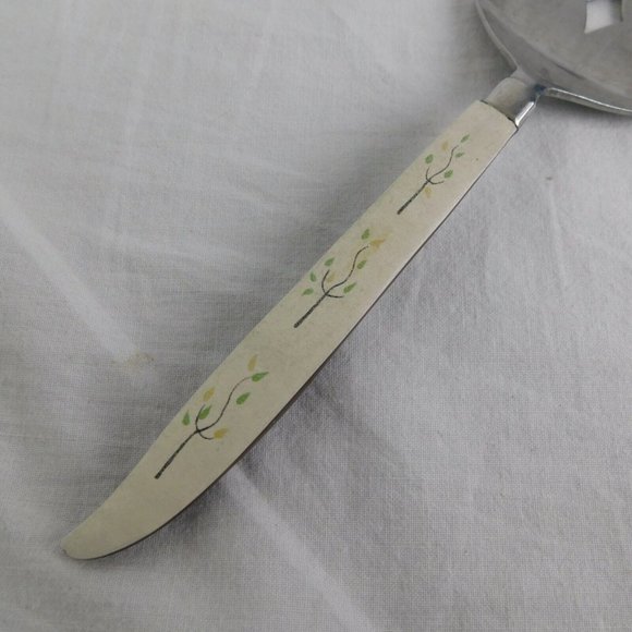 Ekco Epic 1940s Stainless/Plastic Two Tone Tree Whimsical Pie Cake Server - Picture 2 of 7
